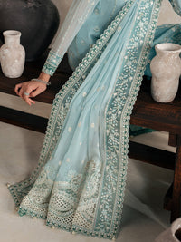 Gulaal | Inaaya Embroidered Chiffon 26 |Eileen by Gulaal - Designer Dress  - Type : Ladies Clothes - Available at Libayah - 100% Original 