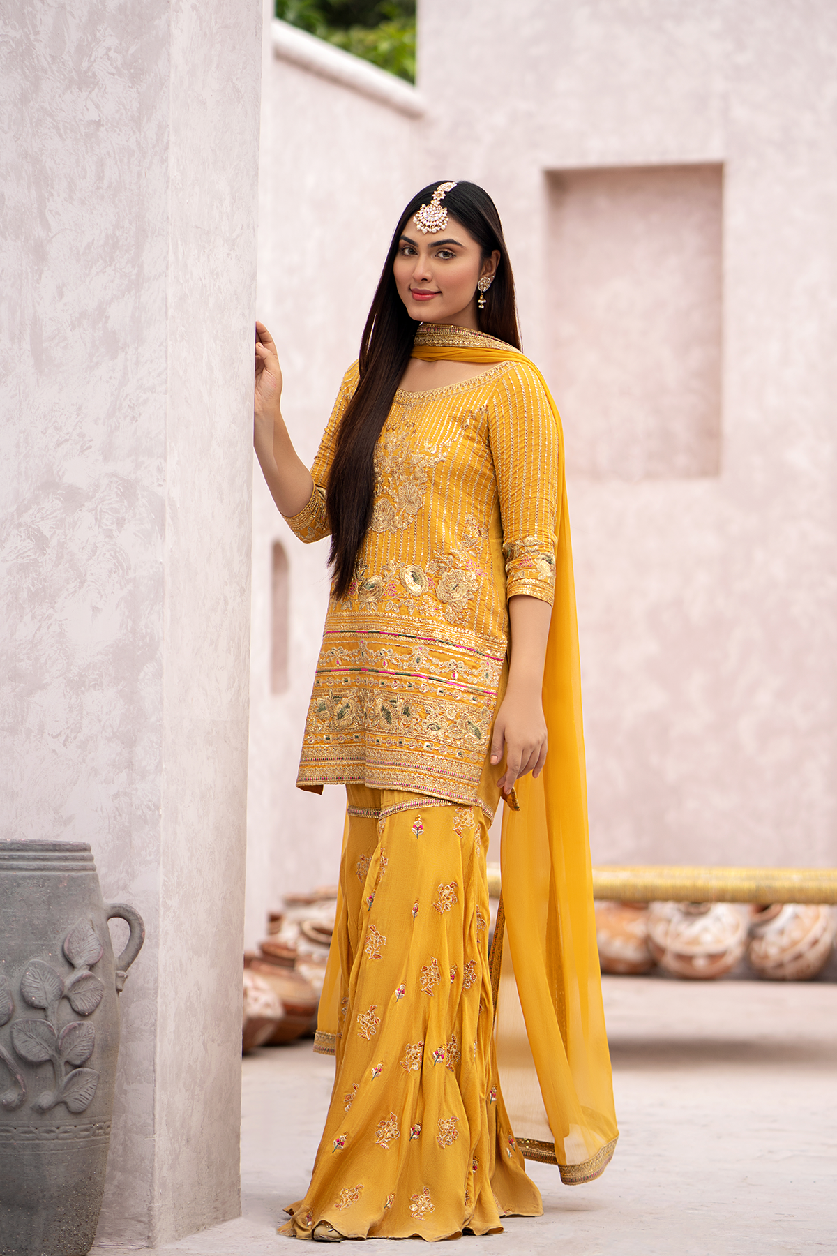 Erum Khan | Sakhiyan Formals | GENDA by Erum Khan - Designer Dress - Type: Formal - Available at Libayah - 100% Original