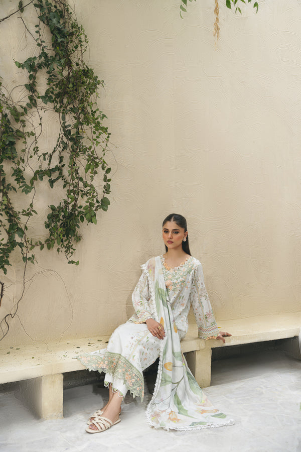 Aabyaan | Shezlin Chikankari 25 | ARIA (AF-10) by Aabyaan - Designer Dress - Type: Ladies Clothes - Available at Libayah - 100% Original