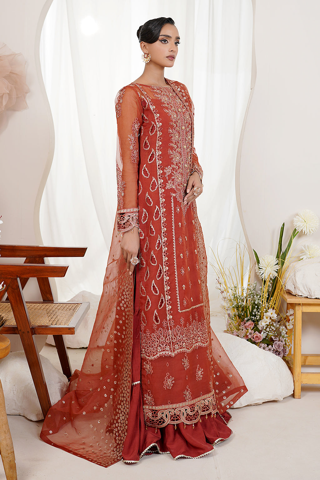 Maryams | Noir Luxe | Anu-NOR-0103 by Maryams - Designer Dress - Type : Ladies Clothes - Available at Libayah - 100% Original 