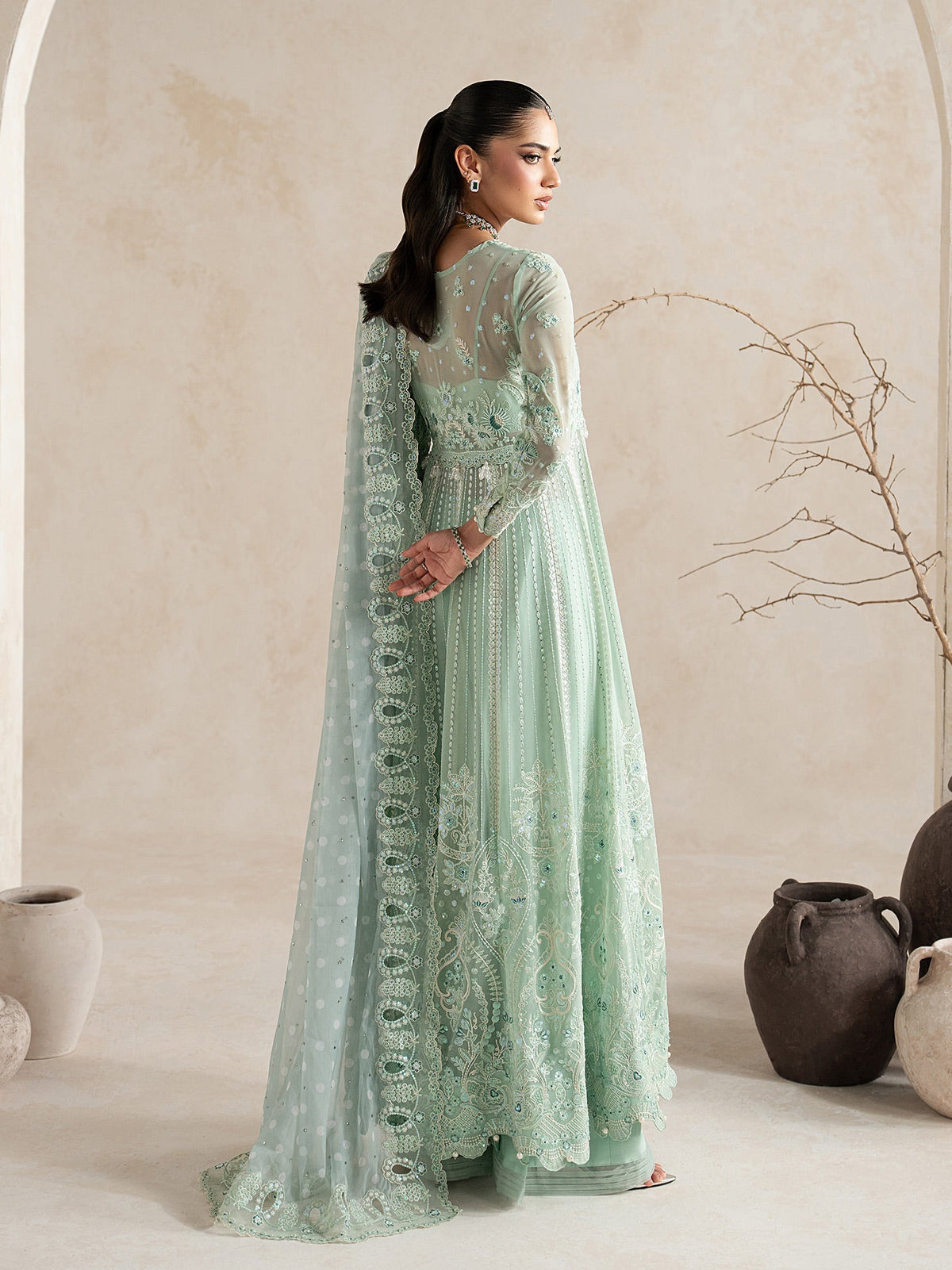 Gulaal | Inaaya Embroidered Chiffon 26 | Evaa by Gulaal - Designer Dress  - Type : Ladies Clothes - Available at Libayah - 100% Original 