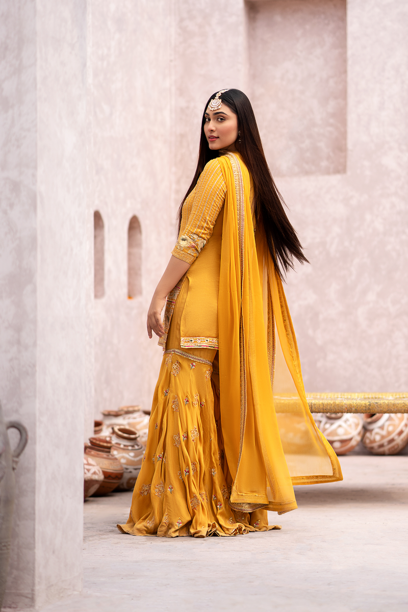 Erum Khan | Sakhiyan Formals | GENDA by Erum Khan - Designer Dress - Type: Formal - Available at Libayah - 100% Original