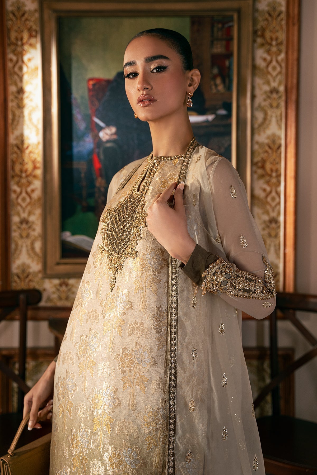 Mina Kashif | Emilie Formals | Bella by Mina Kashif - Designer Dress - Type : Formal Dress - Available at Libayah - 100% Original