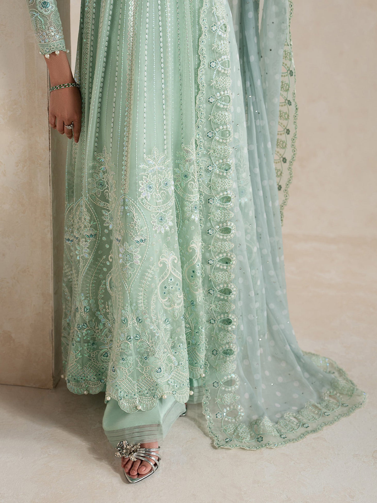 Gulaal | Inaaya Embroidered Chiffon 26 | Evaa by Gulaal - Designer Dress  - Type : Ladies Clothes - Available at Libayah - 100% Original 