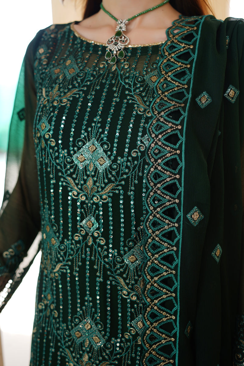 Maryams | Afsaneh Luxury Chiffon | Ayleen by Maryams - Designer Dress - Type: Ladies Clothes - Available at Libayah - 100% Original