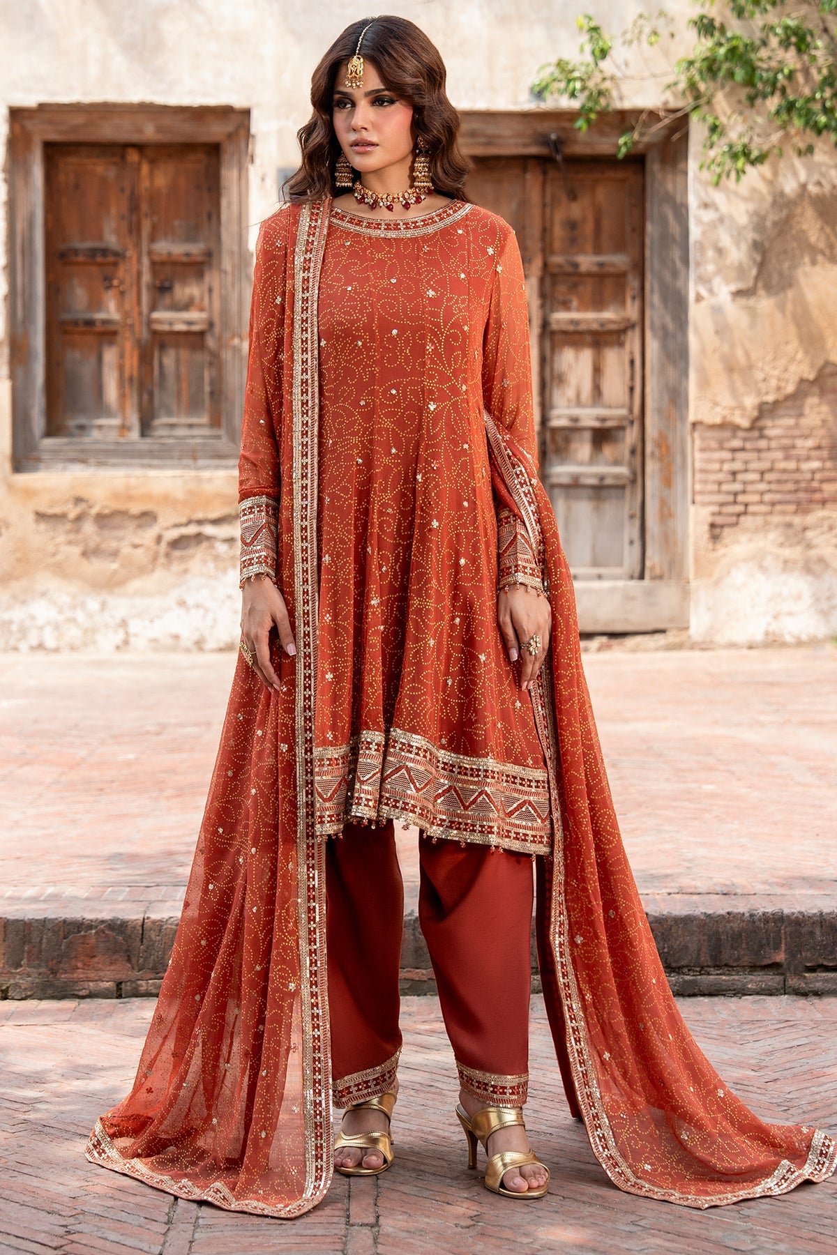 Charizma | Festive Pret | 3-Pcs Embroidered CMA-6-460 by Charizma - Designer Dress  - Type : Ladies Clothes - Available at Libayah - 100% Original 