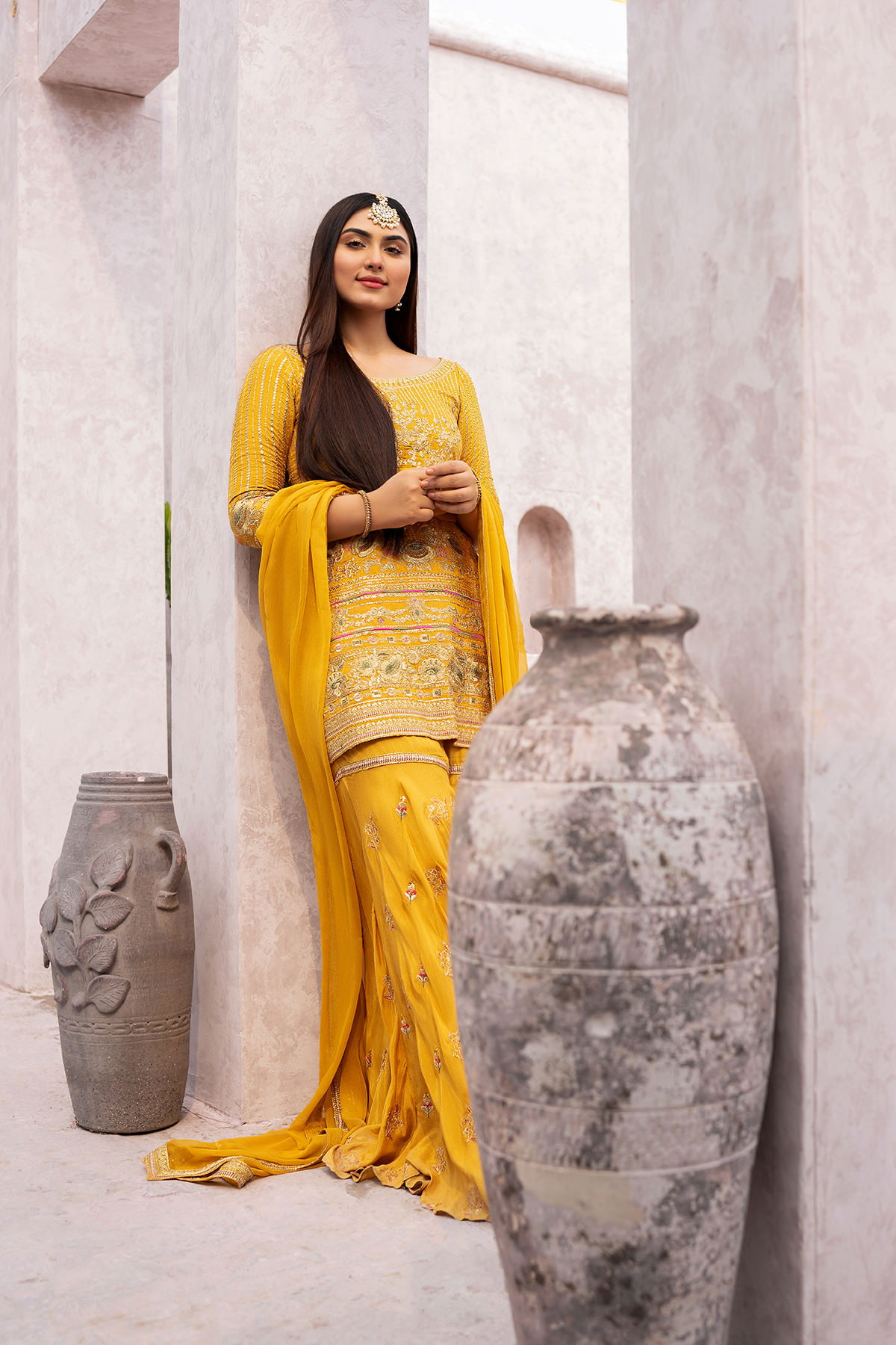 Erum Khan | Sakhiyan Formals | GENDA by Erum Khan - Designer Dress - Type: Formal - Available at Libayah - 100% Original