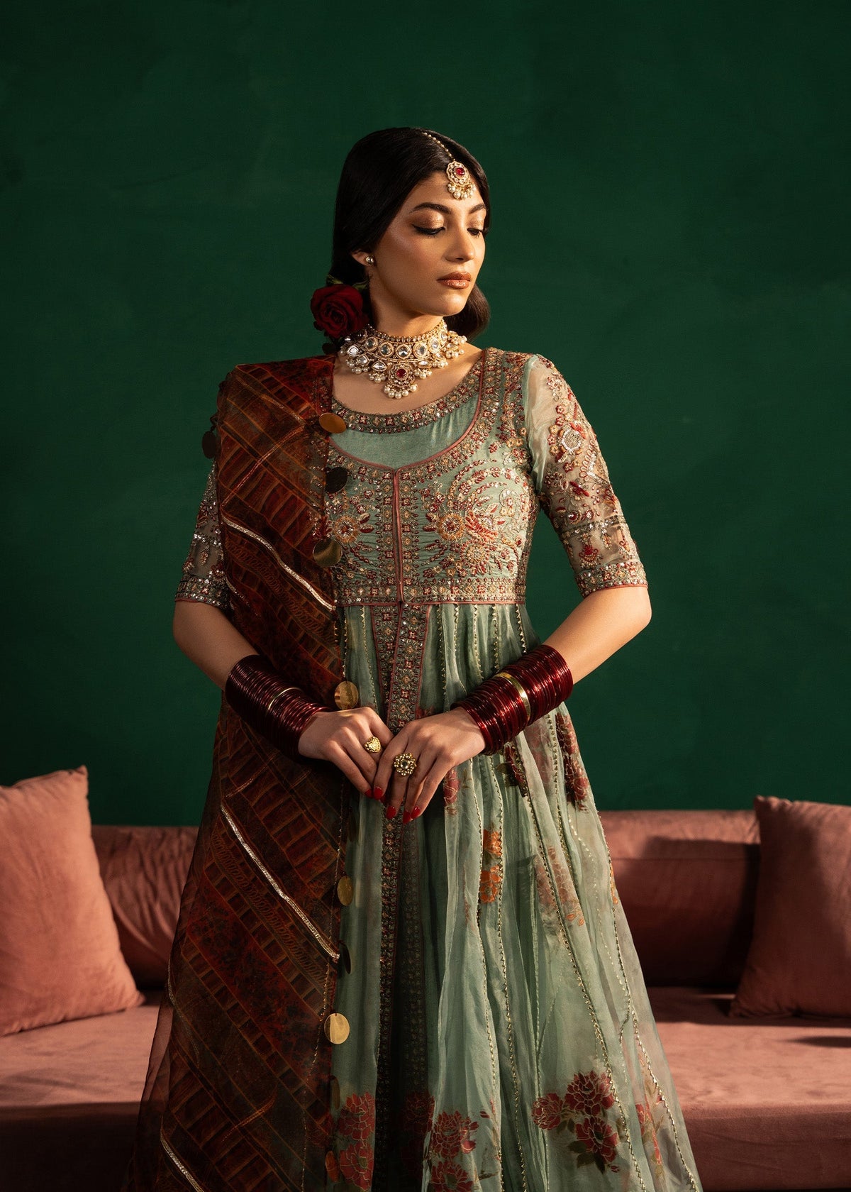 Maria Osama Khan | Jashan Pret | Sahar-e-Jashan by Maria Osama Khan - Designer Dress - Type: Ladies Clothes - Available at Libayah - 100% Original