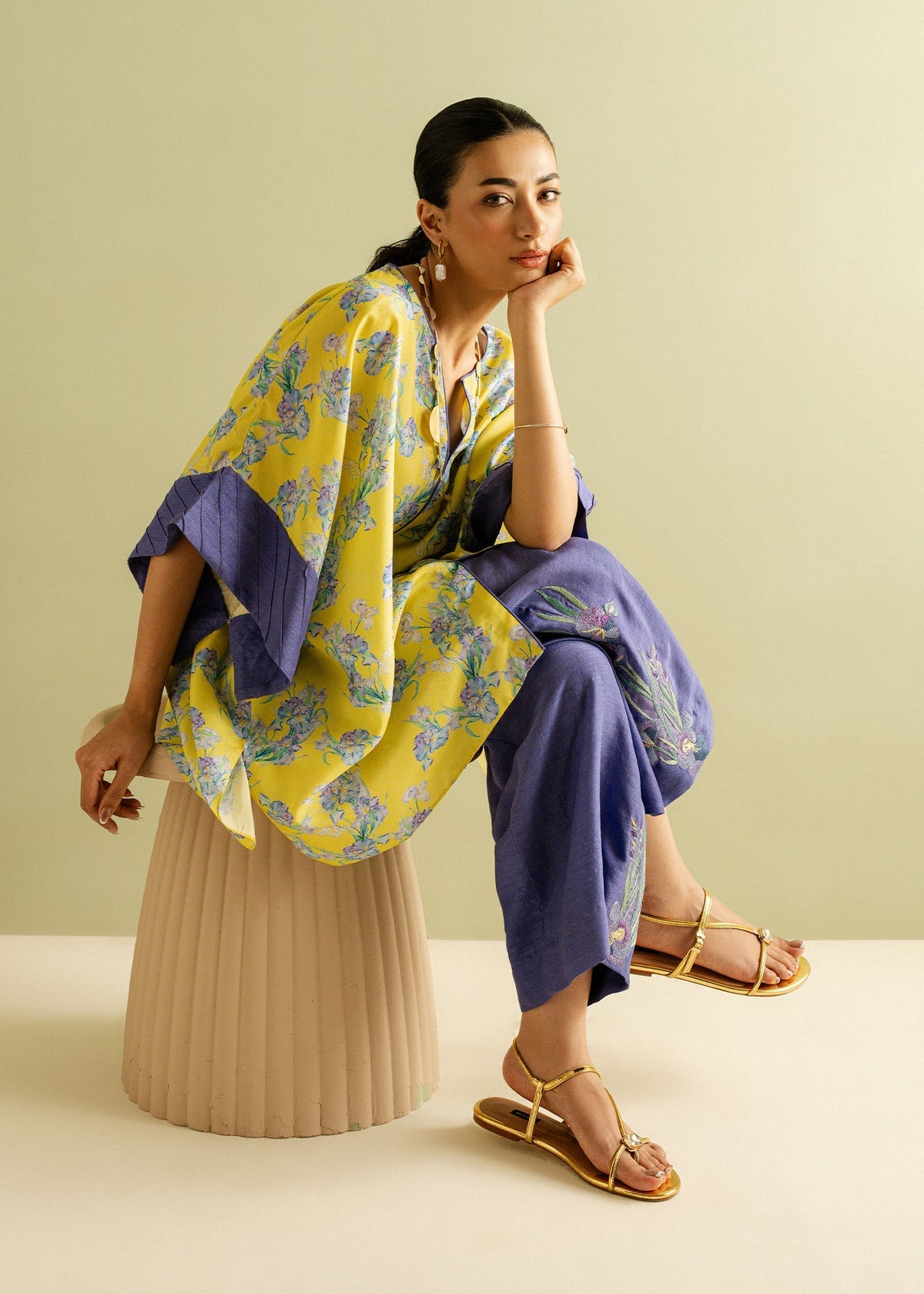 Mahgul | Ayanas Garden | Lemon Moon by Mahgul - Designer Dress - Type: Ladies Clothes - Available at Libayah - 100% Original