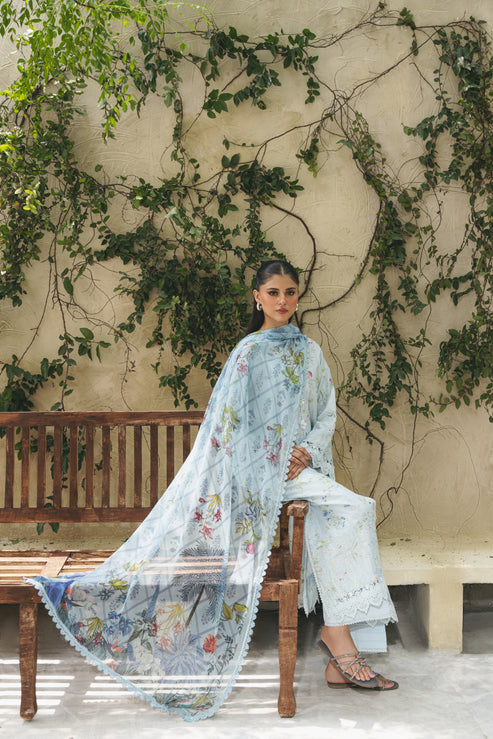Aabyaan | Shezlin Chikankari 25 | AYLIN (AF-06) by Aabyaan - Designer Dress - Type: Ladies Clothes - Available at Libayah - 100% Original