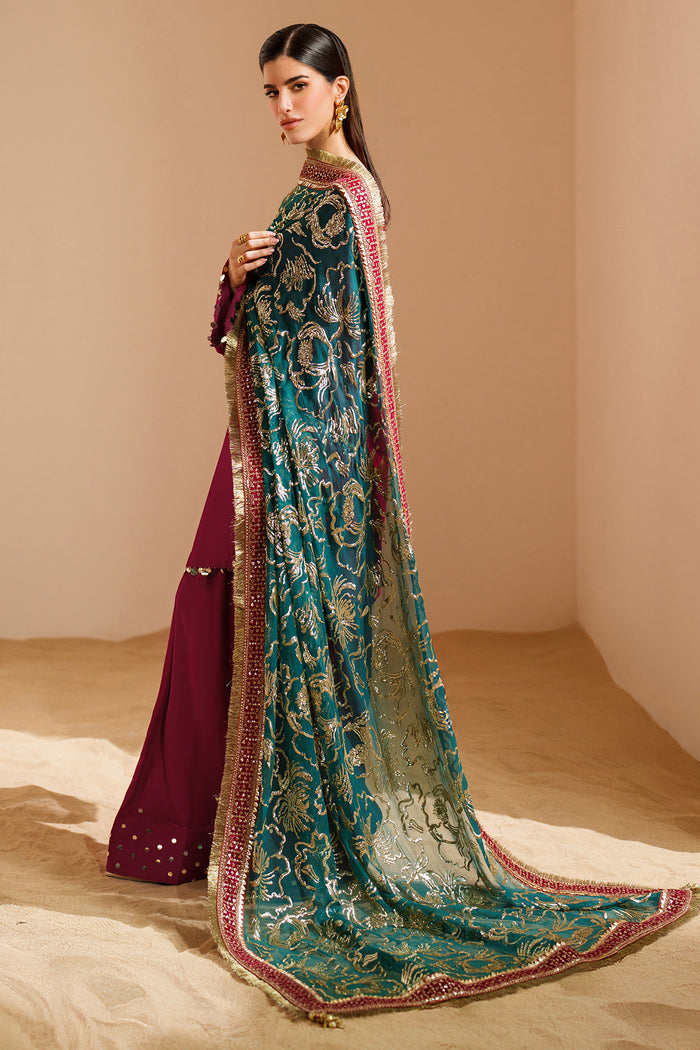 VVF D-9 – authentic Pakistani formal dress from the Jazmin Velvet Vogue 25 collection for women in the UK.