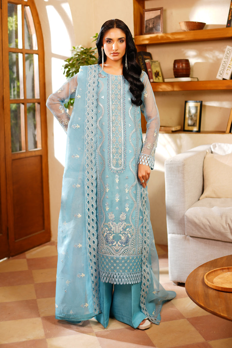 Maryams | Noir Luxe | Azure-NOR-0004 by Maryams - Designer Dress - Type : Ladies Clothes - Available at Libayah - 100% Original 