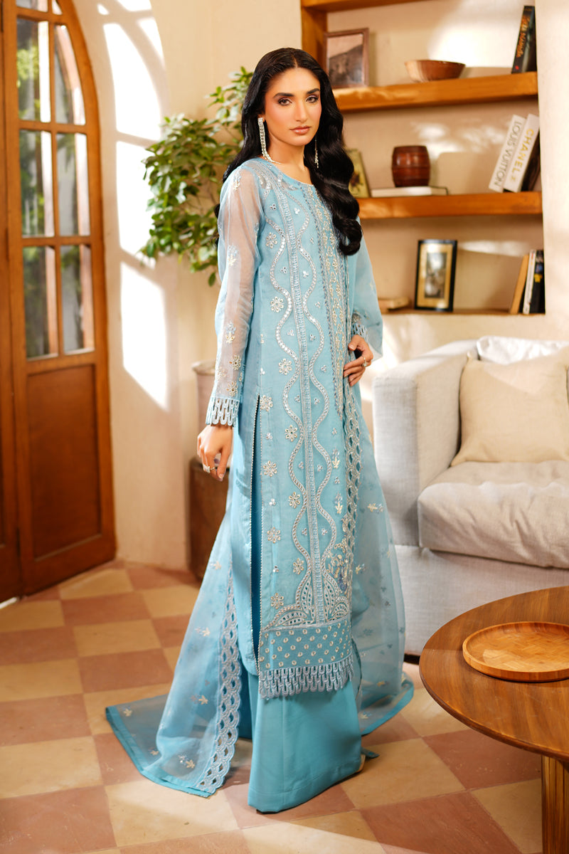 Maryams | Noir Luxe | Azure-NOR-0004 by Maryams - Designer Dress - Type : Ladies Clothes - Available at Libayah - 100% Original 