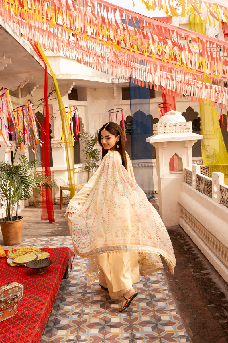 Florent | Basant Chikankari | FBC - 2A - by Libayah - Registered Vendor of : Florent - 100% Original Designer Dress