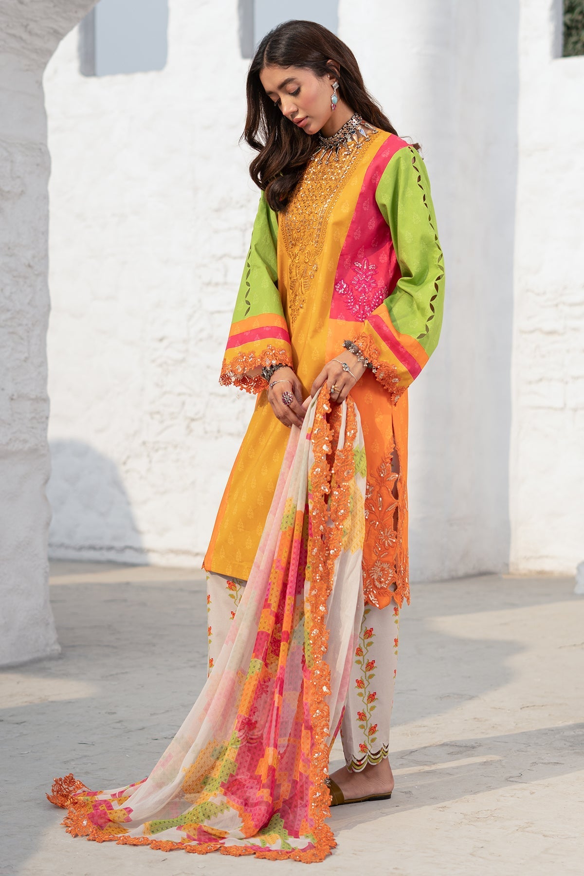 Charizma | Rangoli Lawn | CRO5-06 by Charizma - Designer Dress - Type: Ladies Clothes - Available at Libayah - 100% Original