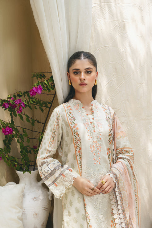 Aabyaan | Shezlin Chikankari 25 | NEHIR (AF-03) by Aabyaan - Designer Dress - Type: Ladies Clothes - Available at Libayah - 100% Original