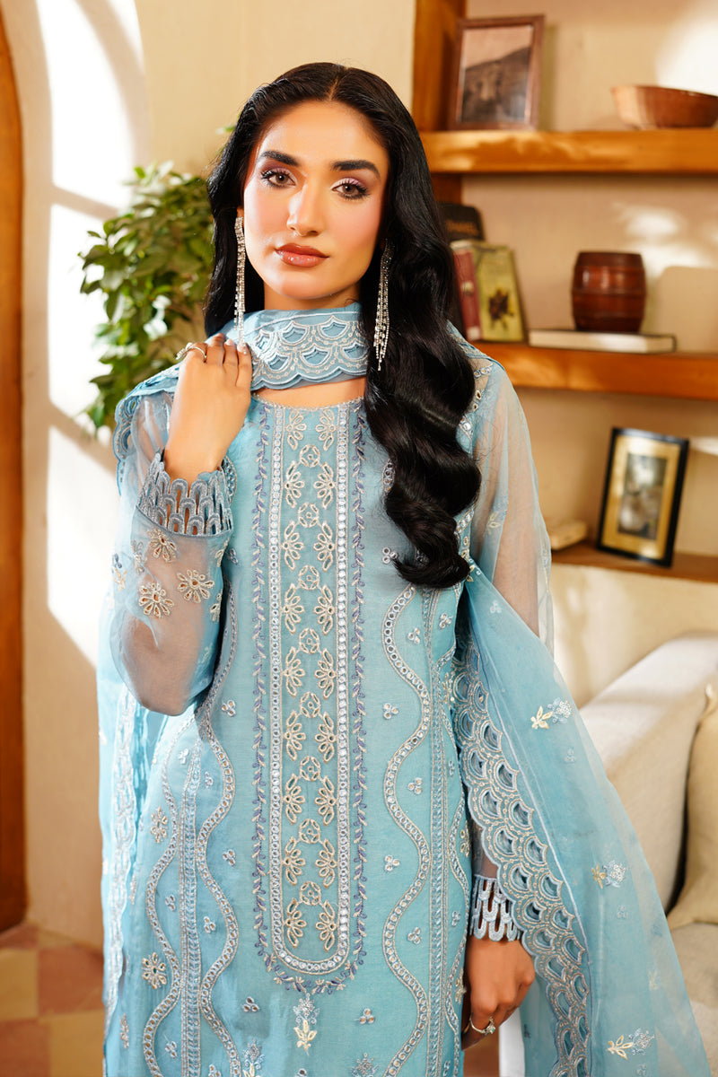 Maryams | Noir Luxe | Azure-NOR-0004 by Maryams - Designer Dress - Type : Ladies Clothes - Available at Libayah - 100% Original 