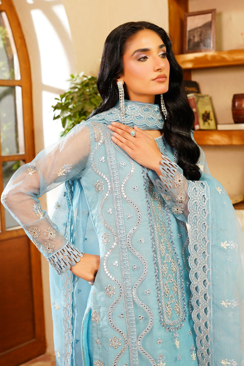 Maryams | Noir Luxe | Azure-NOR-0004 by Maryams - Designer Dress - Type : Ladies Clothes - Available at Libayah - 100% Original 