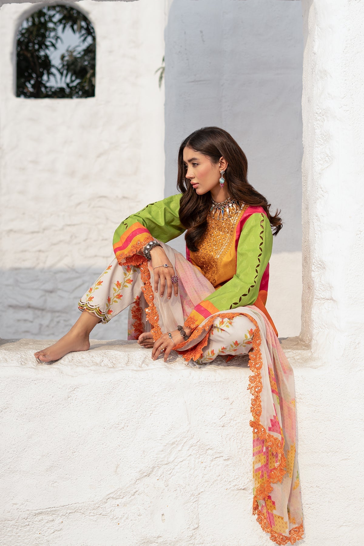 Charizma | Rangoli Lawn | CRO5-06 by Charizma - Designer Dress - Type: Ladies Clothes - Available at Libayah - 100% Original