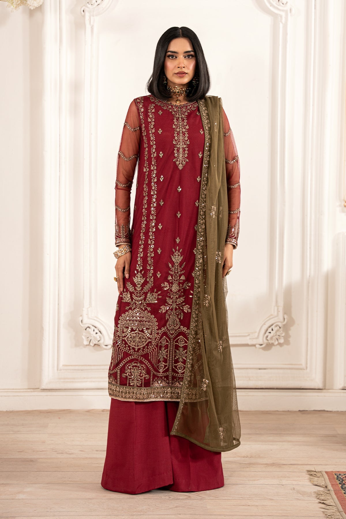 Zarif | Formal Edit 25 | ZFE-02 ALISON by Zarif - Designer Dress - Type: Ladies Clothes - Available at Libayah - 100% Original