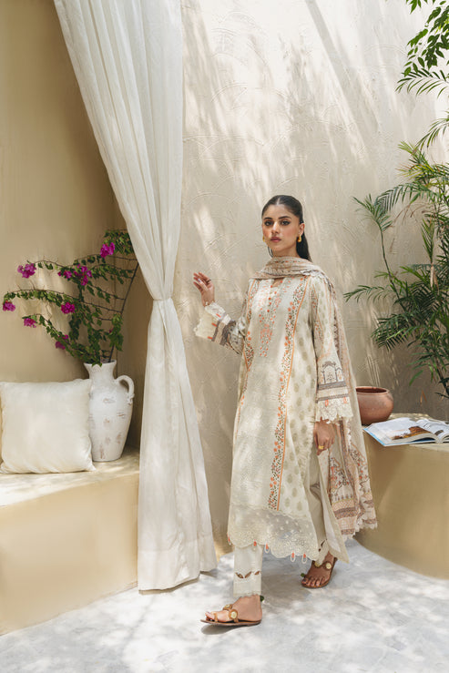 Aabyaan | Shezlin Chikankari 25 | NEHIR (AF-03) by Aabyaan - Designer Dress - Type: Ladies Clothes - Available at Libayah - 100% Original