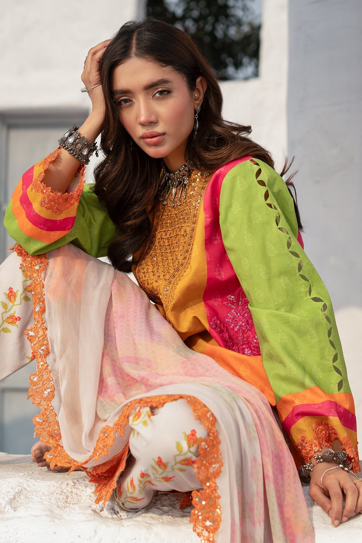 Charizma | Rangoli Lawn | CRO5-06 by Charizma - Designer Dress - Type: Ladies Clothes - Available at Libayah - 100% Original