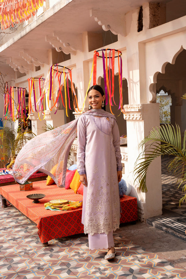 Florent | Basant Chikankari | FBC - 2B - by Libayah - Registered Vendor of : Florent - 100% Original Designer Dress