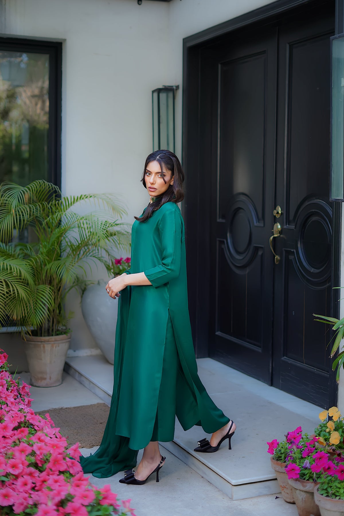 Erum Khan | Nue 25 | Ocean Jewel by Erum Khan - Designer Dress - Type: Ladies Clothes - Available at Libayah - 100% Original
