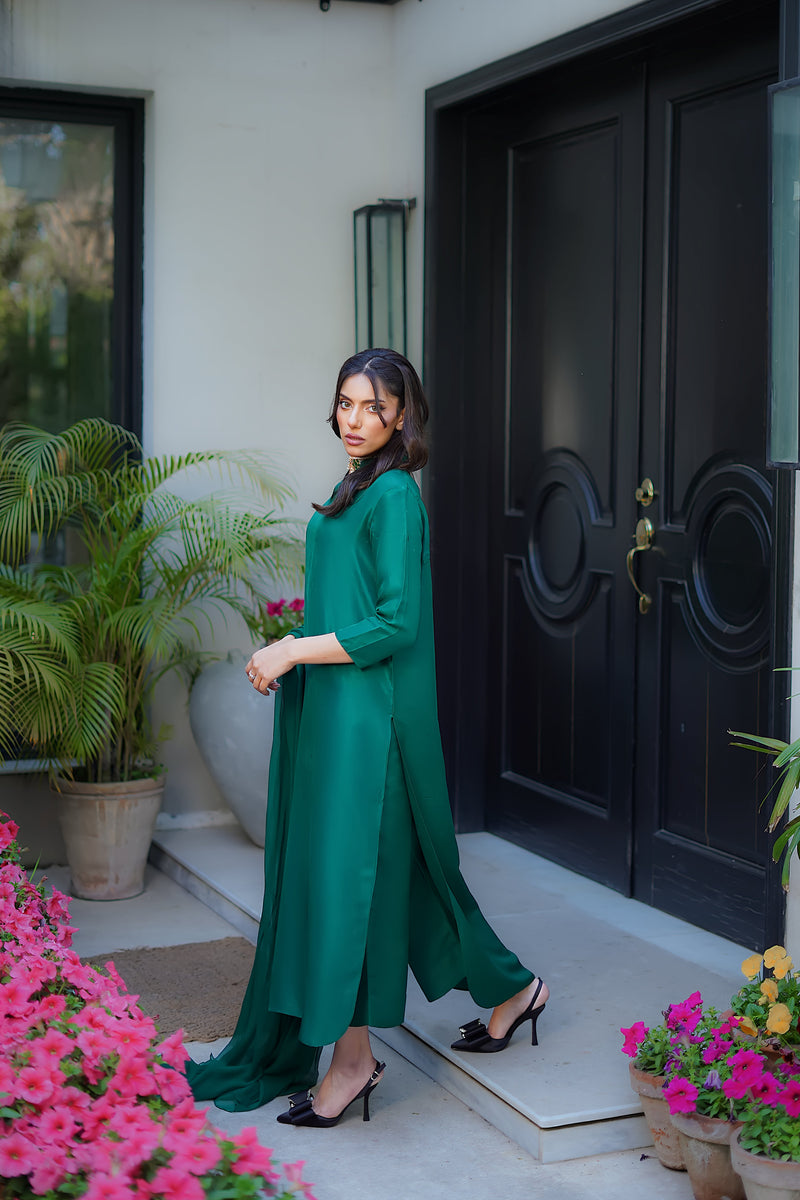 Erum Khan | Nue 25 | Ocean Jewel by Erum Khan - Designer Dress - Type: Ladies Clothes - Available at Libayah - 100% Original