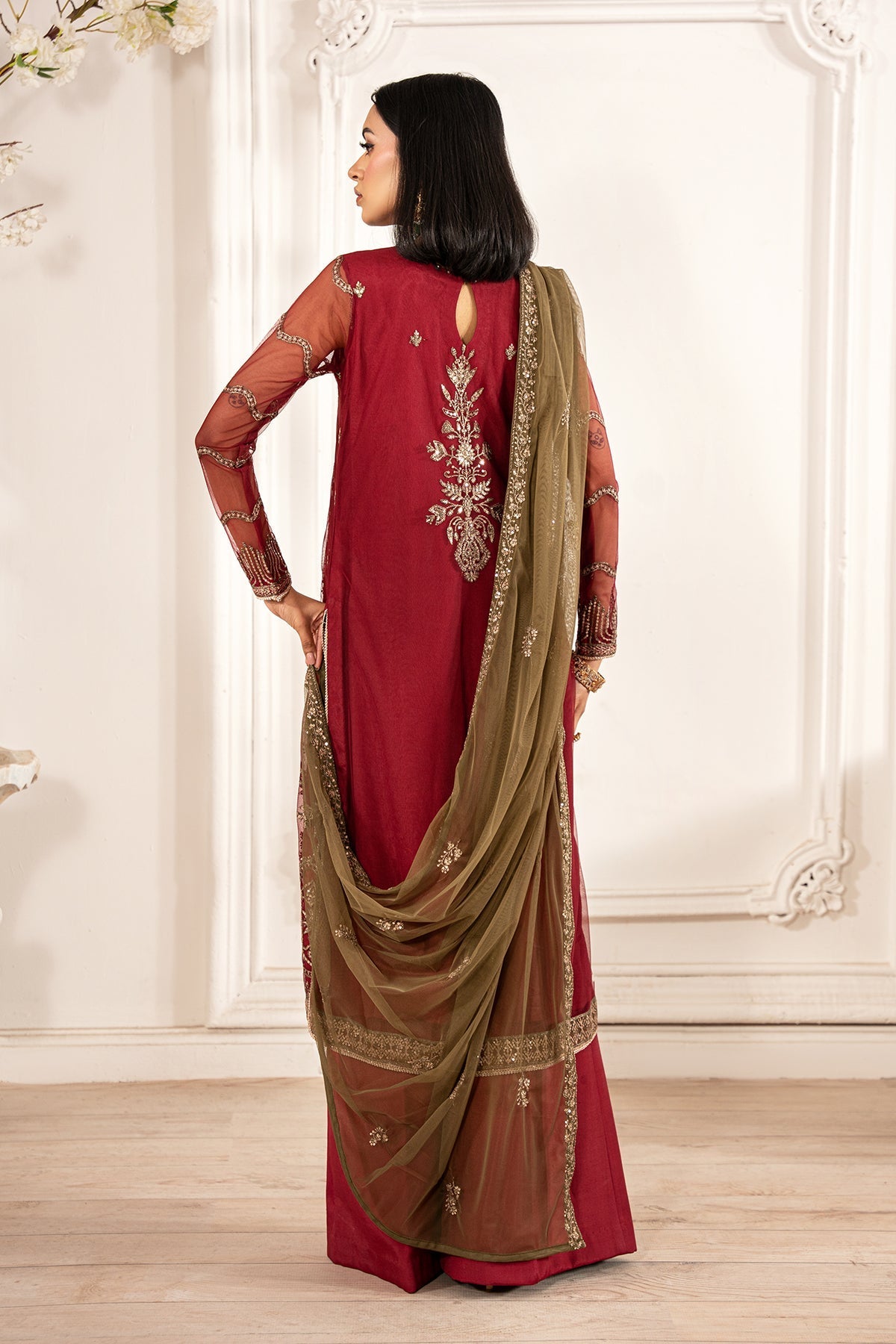 Zarif | Formal Edit 25 | ZFE-02 ALISON by Zarif - Designer Dress - Type: Ladies Clothes - Available at Libayah - 100% Original