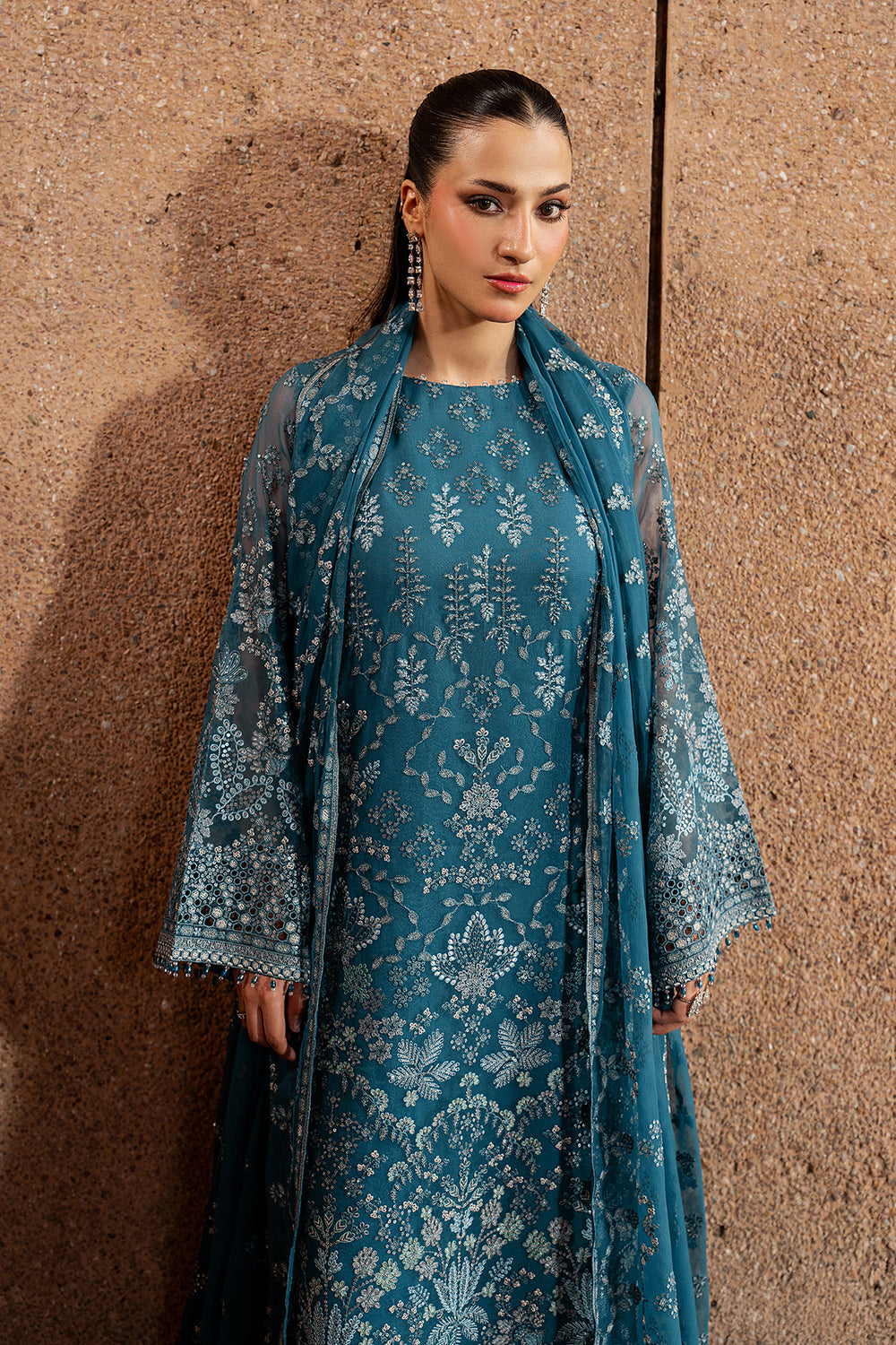 Lavish Premium | Lazawal Formals | Teal Essence by Lavish Premium - Designer Dress  - Type : Ladies Clothes - Available at Libayah - 100% Original 