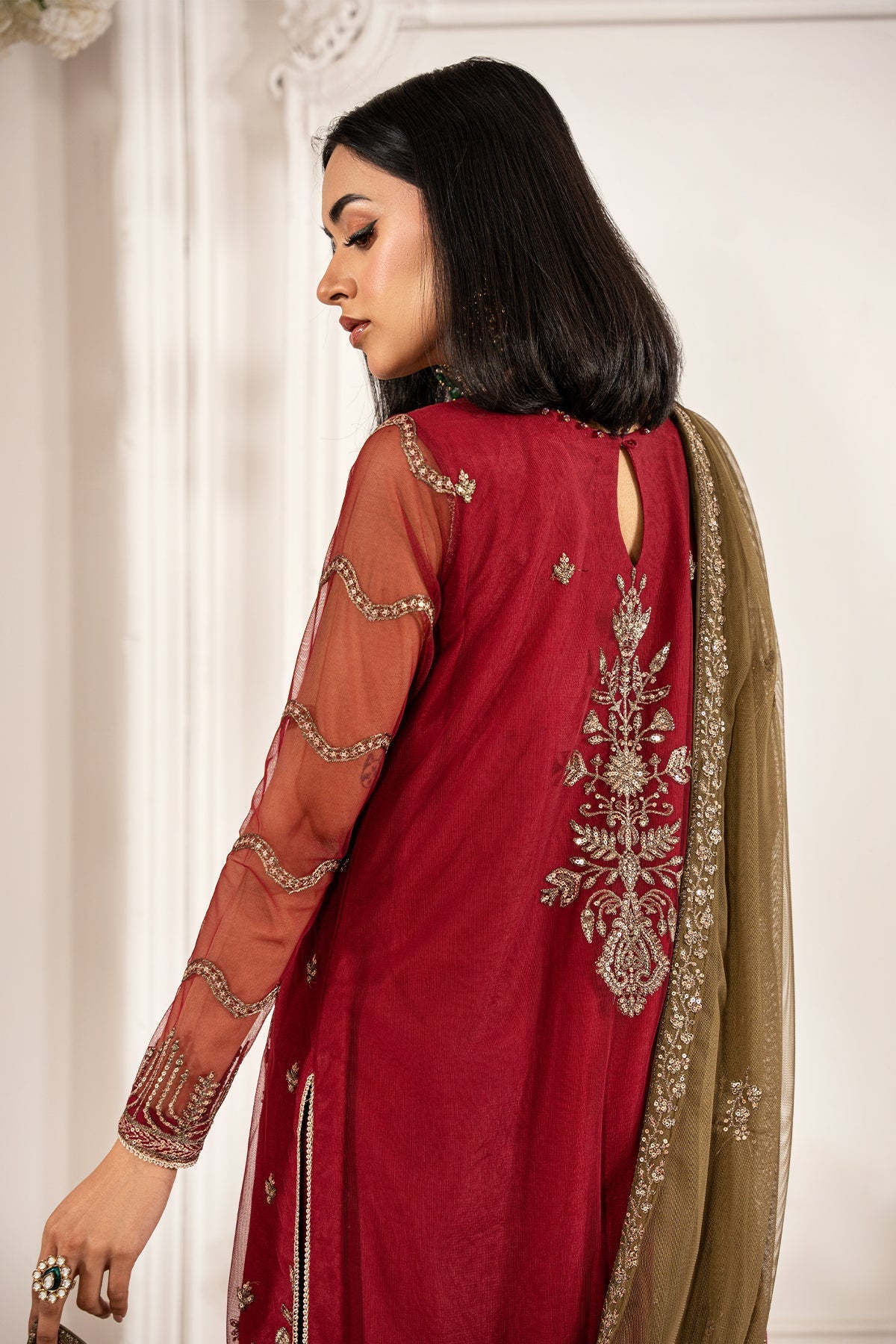 Zarif | Formal Edit 25 | ZFE-02 ALISON by Zarif - Designer Dress - Type: Ladies Clothes - Available at Libayah - 100% Original