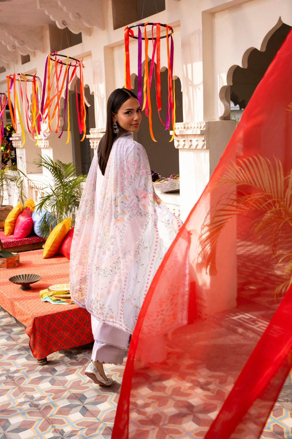 Florent | Basant Chikankari | FBC - 2B - by Libayah - Registered Vendor of : Florent - 100% Original Designer Dress