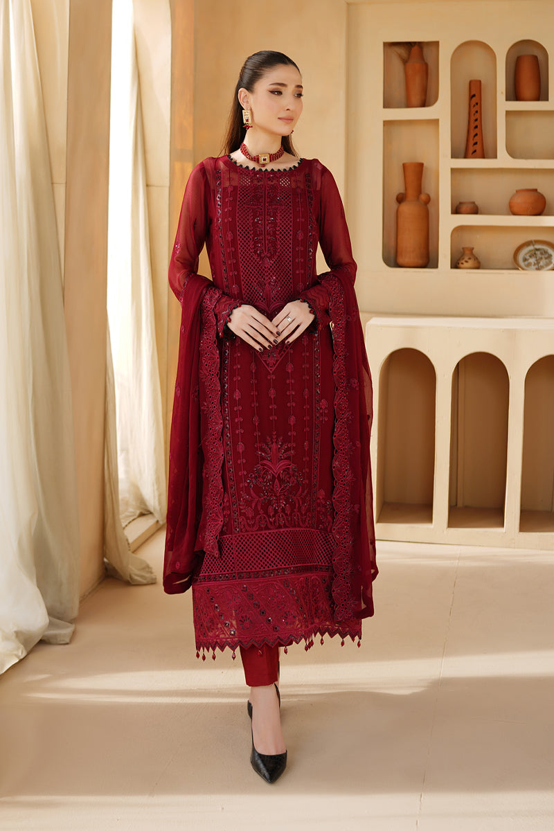 Maryams | Afsaneh Luxury Chiffon | Aria by Maryams - Designer Dress - Type: Ladies Clothes - Available at Libayah - 100% Original