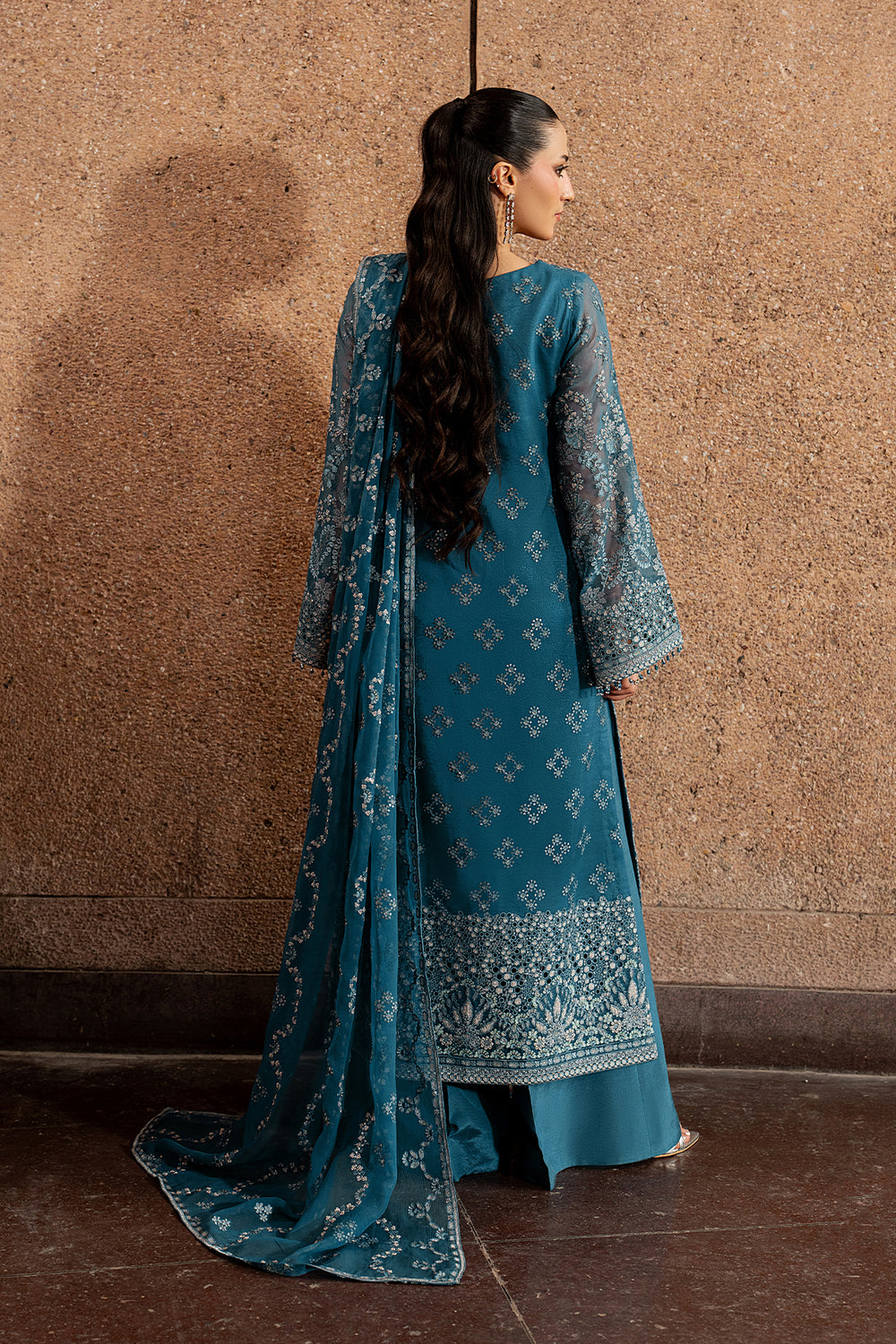 Lavish Premium | Lazawal Formals | Teal Essence by Lavish Premium - Designer Dress  - Type : Ladies Clothes - Available at Libayah - 100% Original 