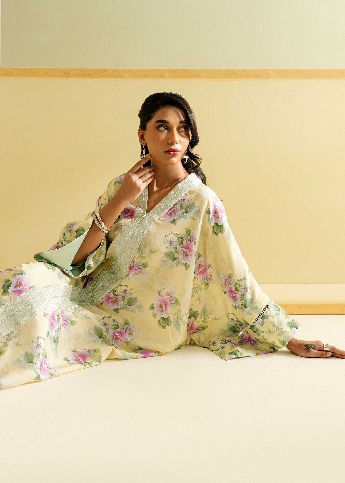 Mahgul | Ayanas Garden | Sun Rose by Mahgul - Designer Dress - Type: Ladies Clothes - Available at Libayah - 100% Original