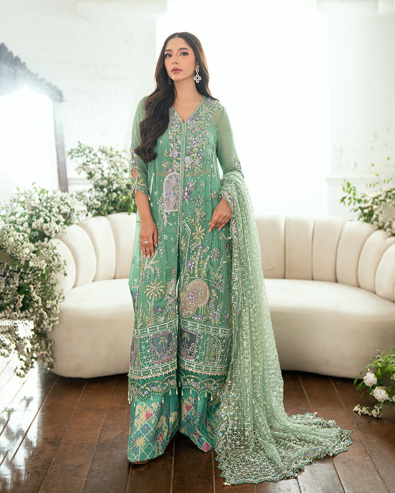 Adaa – authentic Pakistani dress from the Mushq Sham Shandaar Festive collection for women in the UK