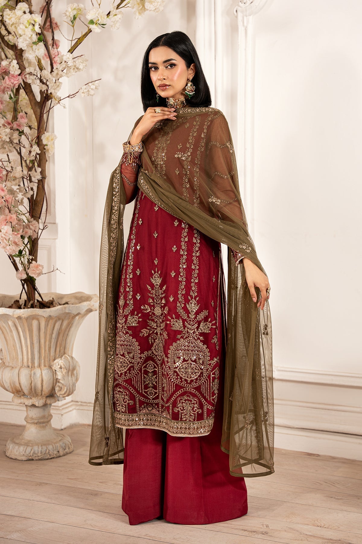 Zarif | Formal Edit 25 | ZFE-02 ALISON by Zarif - Designer Dress - Type: Ladies Clothes - Available at Libayah - 100% Original