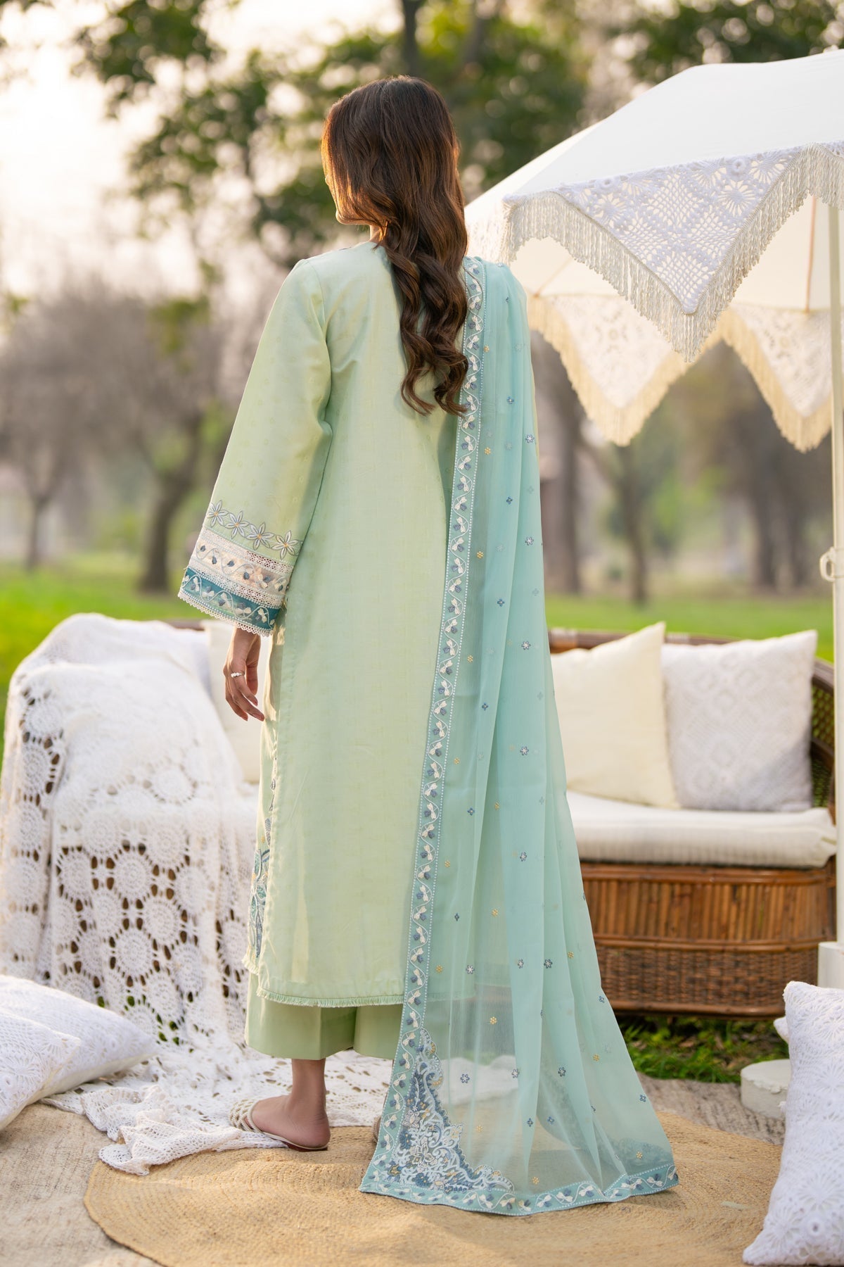 Afrozeh | Basic Pret 26 RTW | NACRE by Afrozeh - Designer Dress  - Type : Ladies Clothes - Available at Libayah - 100% Original 