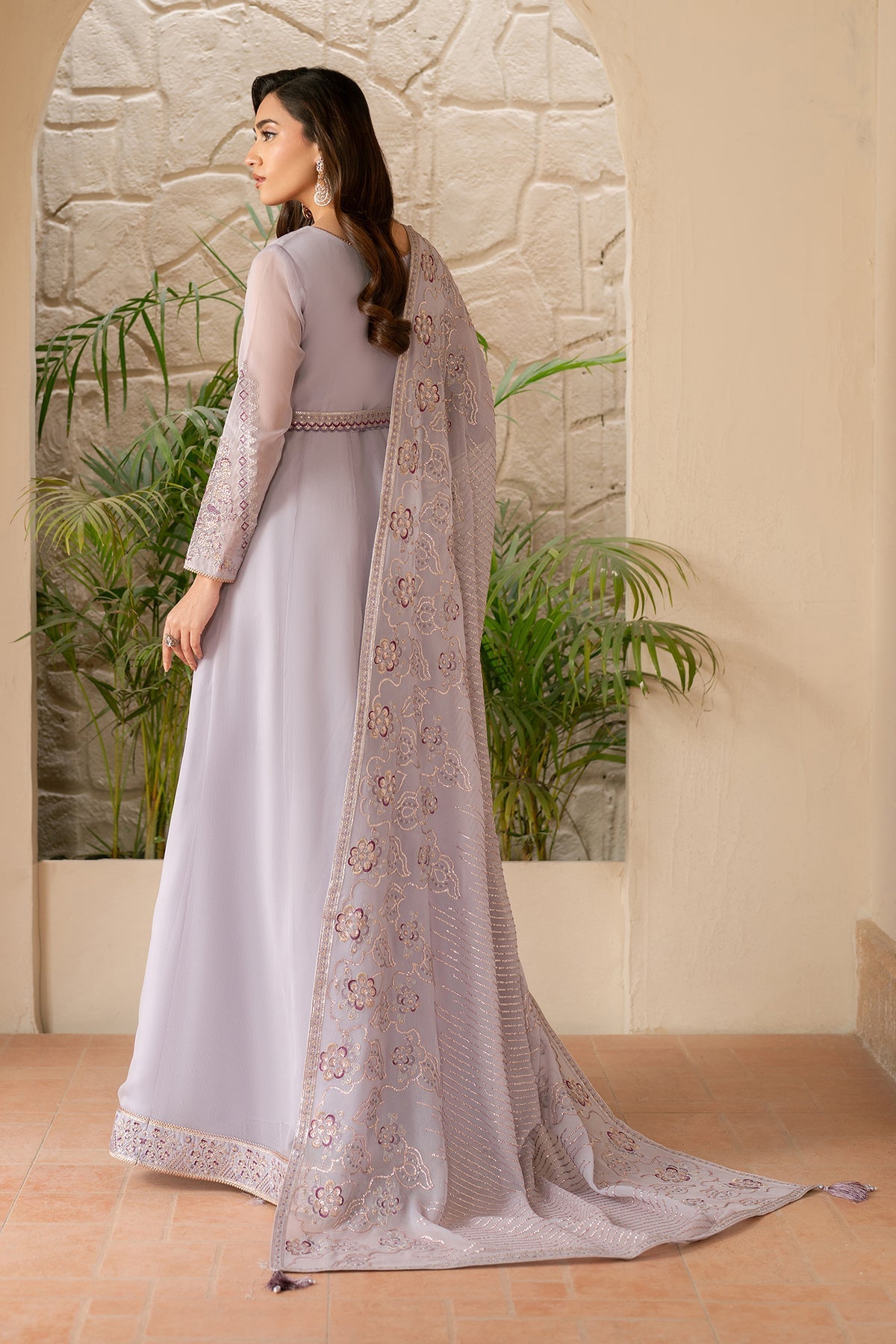 Alizeh | Ready to wear | Lilac Dress 3 piece - RTW1028 by Alizeh - Designer Dress  - Type : Ladies Clothes - Available at Libayah - 100% Original 