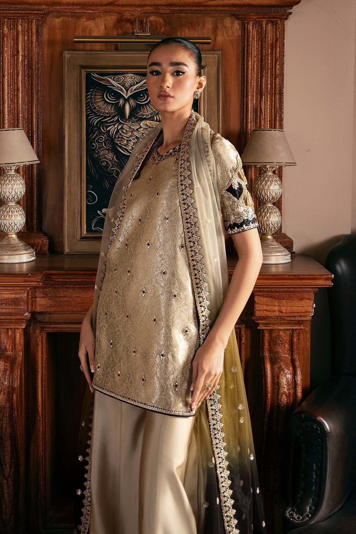 Mina Kashif | Emilie Formals | Kiara by Mina Kashif - Designer Dress - Type : Formal Dress - Available at Libayah - 100% Original