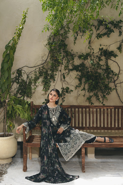 Aabyaan | Shezlin Chikankari 25 | ELARA (AF-01) by Aabyaan - Designer Dress - Type: Ladies Clothes - Available at Libayah - 100% Original