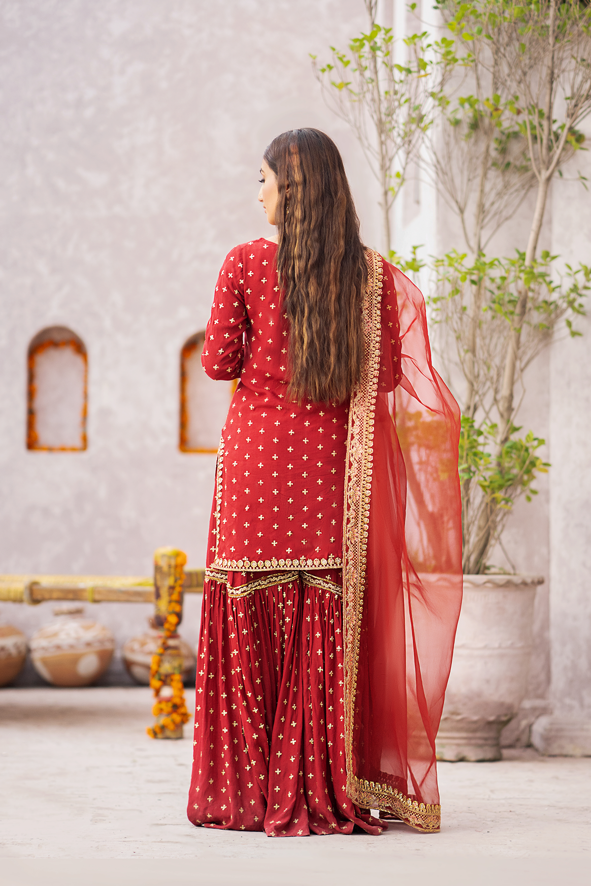 Erum Khan | Sakhiyan Formals | GULAB by Erum Khan - Designer Dress - Type: Formal - Available at Libayah - 100% Original