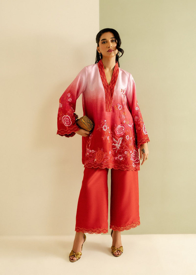 Mahgul | Ayanas Garden | Crimson Bloom by Mahgul - Designer Dress - Type: Ladies Clothes - Available at Libayah - 100% Original