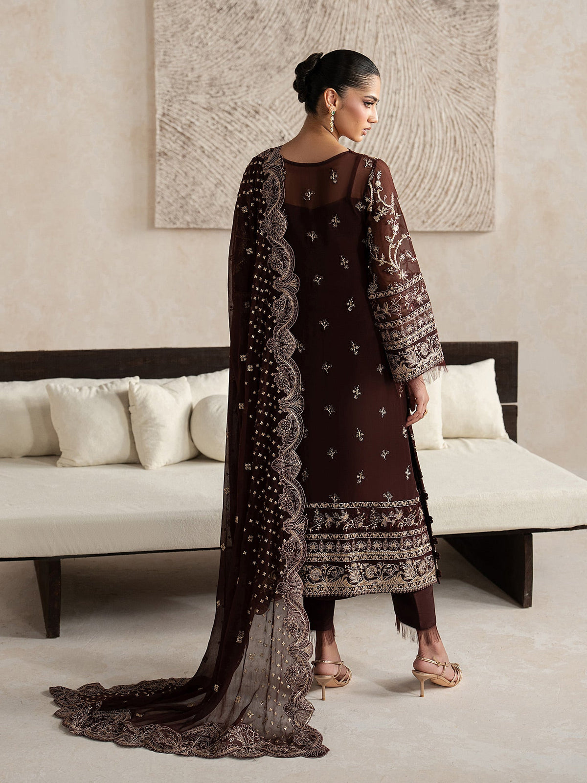 Gulaal | Inaaya Embroidered Chiffon 26 |Sofiya by Gulaal - Designer Dress  - Type : Ladies Clothes - Available at Libayah - 100% Original 