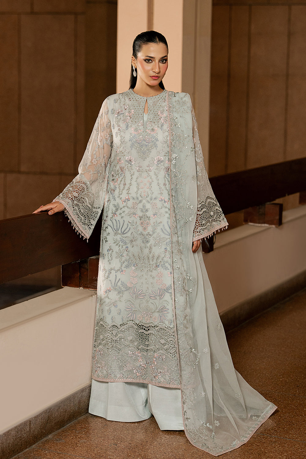 Lavish Premium | Lazawal Formals | Mint Mirage by Lavish Premium - Designer Dress  - Type : Ladies Clothes - Available at Libayah - 100% Original 
