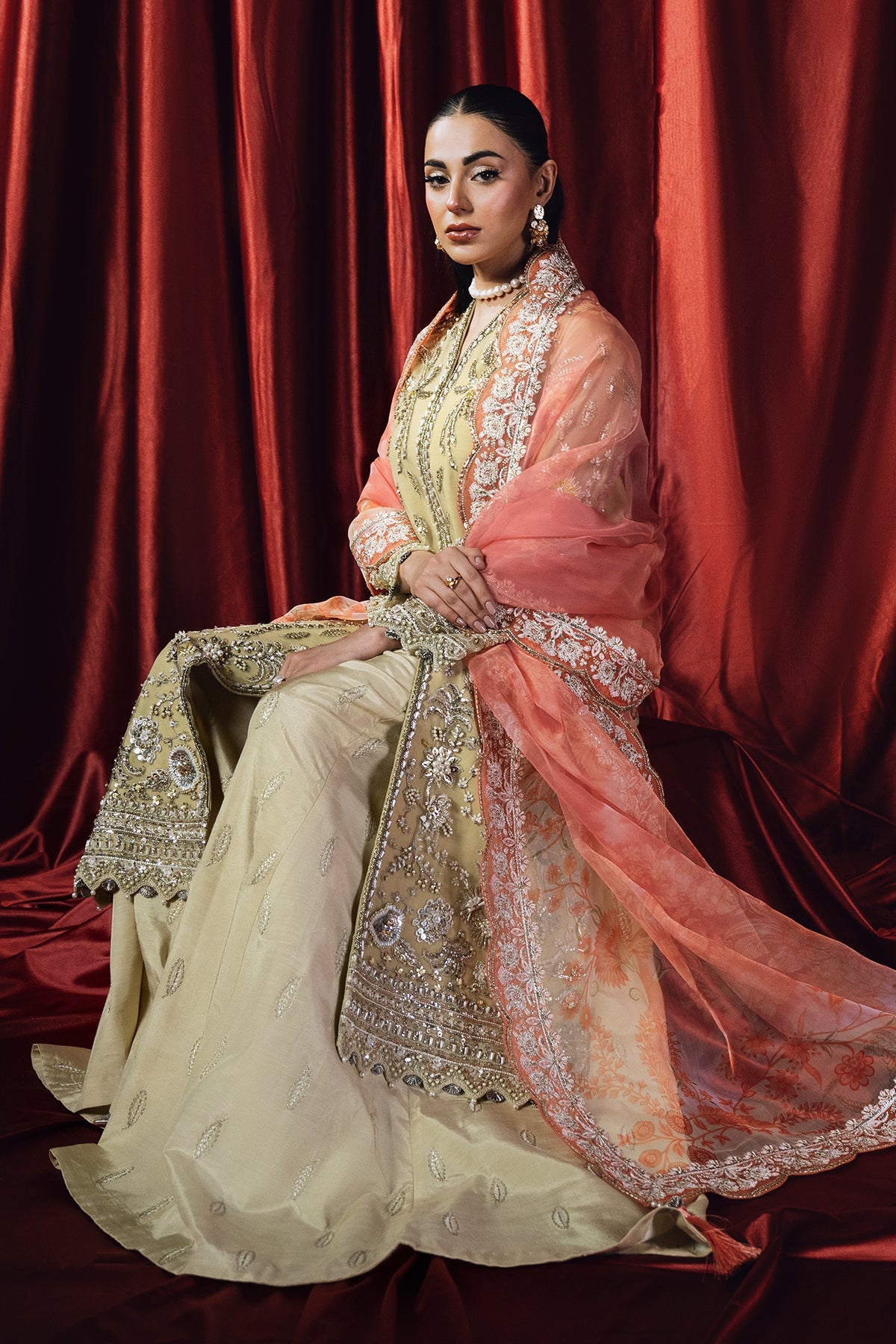 Mina Kashif | Kahani Formals | Rubab by Mina Kashif - Designer Dress - Type: Ladies Clothes - Available at Libayah - 100% Original