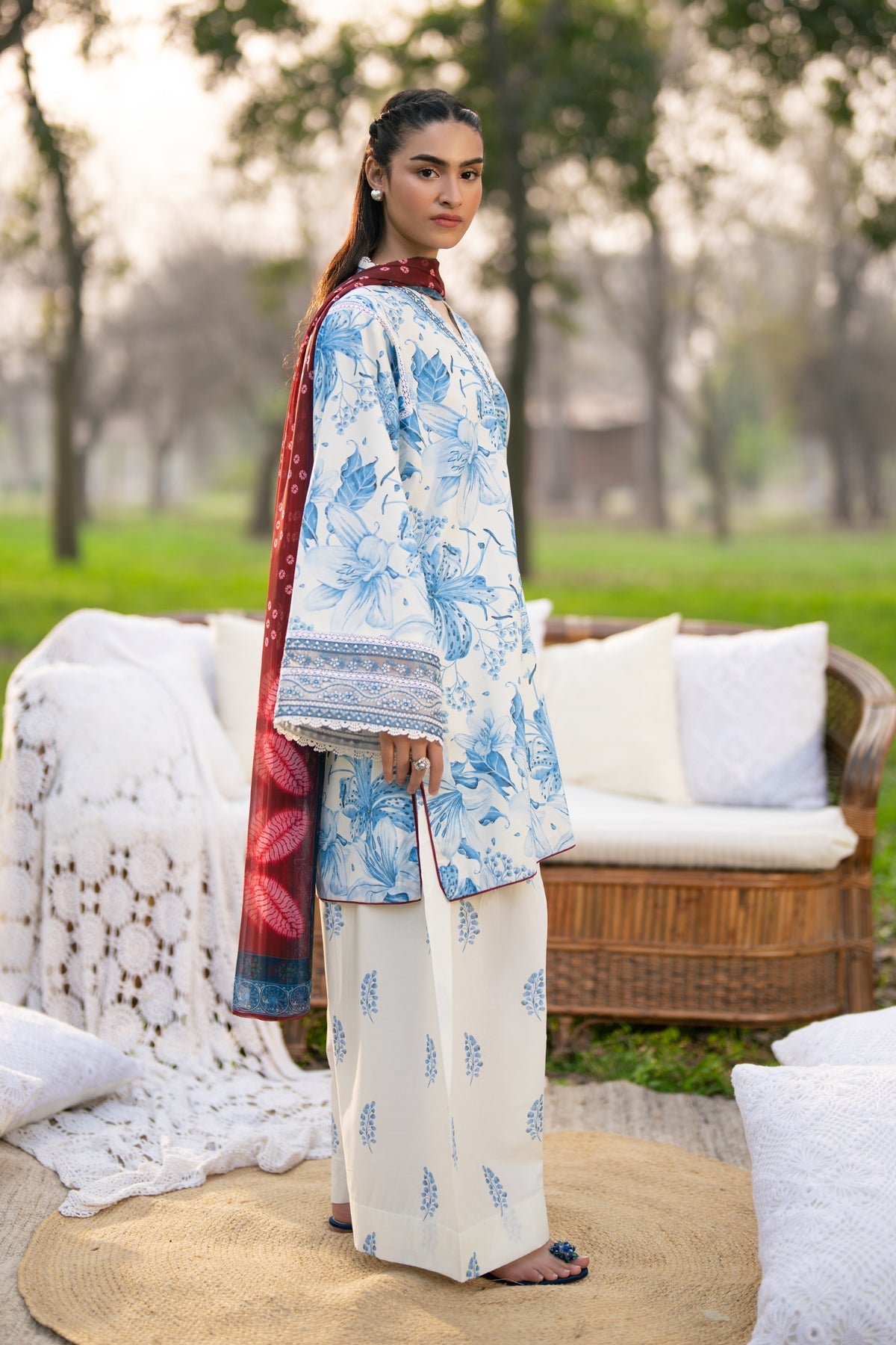 Afrozeh | Basic Pret 26 RTW | NACRE by Afrozeh - Designer Dress  - Type : Ladies Clothes - Available at Libayah - 100% Original 