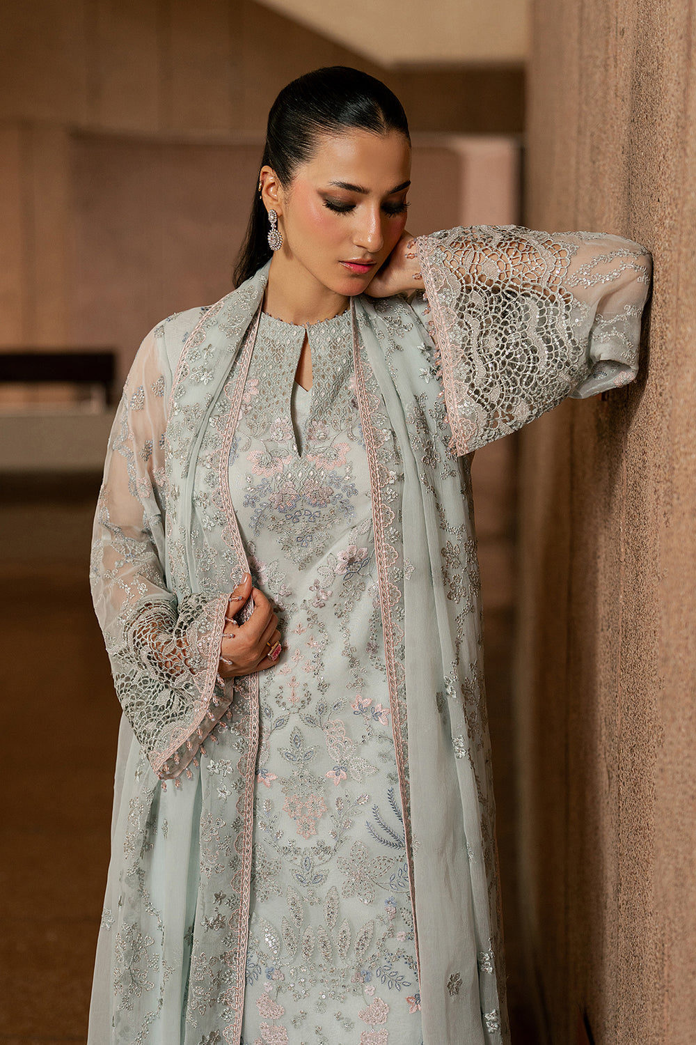 Lavish Premium | Lazawal Formals | Mint Mirage by Lavish Premium - Designer Dress  - Type : Ladies Clothes - Available at Libayah - 100% Original 