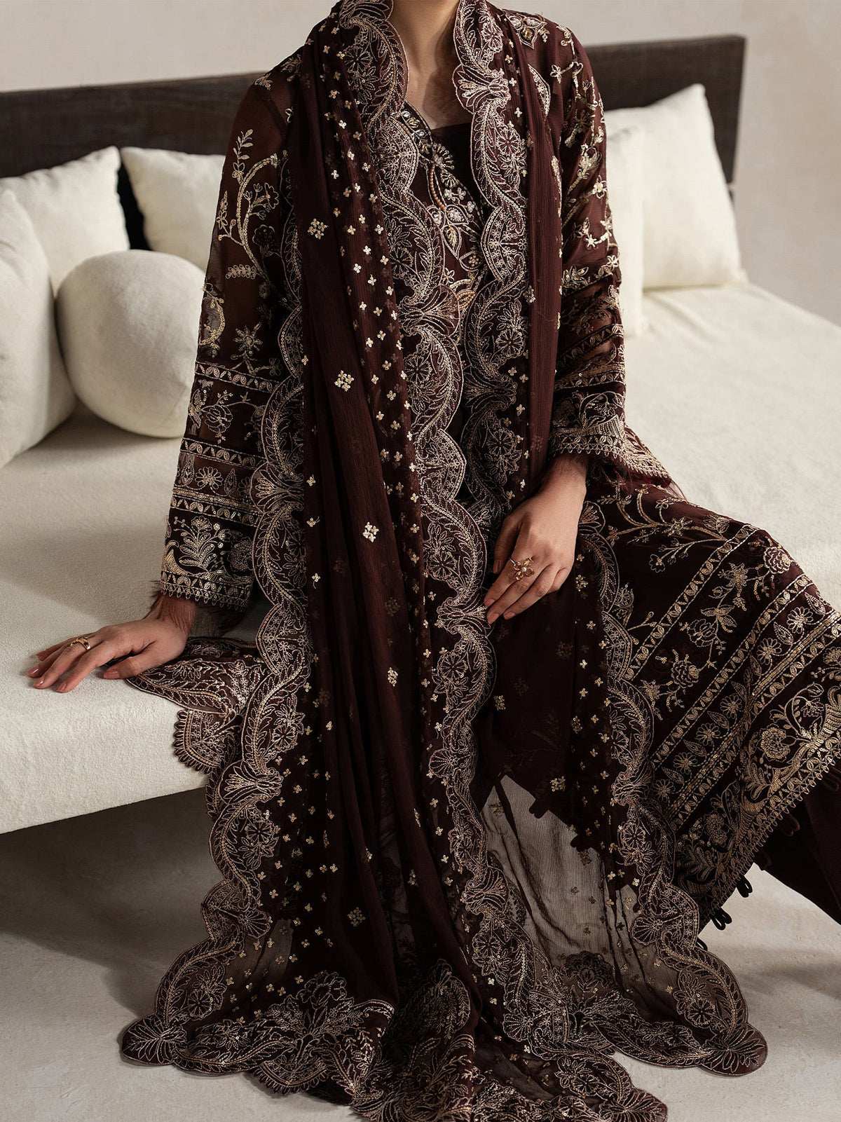 Gulaal | Inaaya Embroidered Chiffon 26 |Sofiya by Gulaal - Designer Dress  - Type : Ladies Clothes - Available at Libayah - 100% Original 